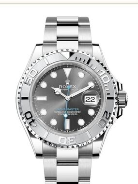 Rolex Yacht-Master Silver and Gray Dial Watch
